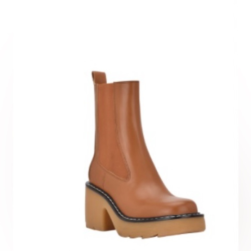 🆕Women’s Marc Fisher LTD Fredy Platform BootMEDIUM NATURAL, SZ 10